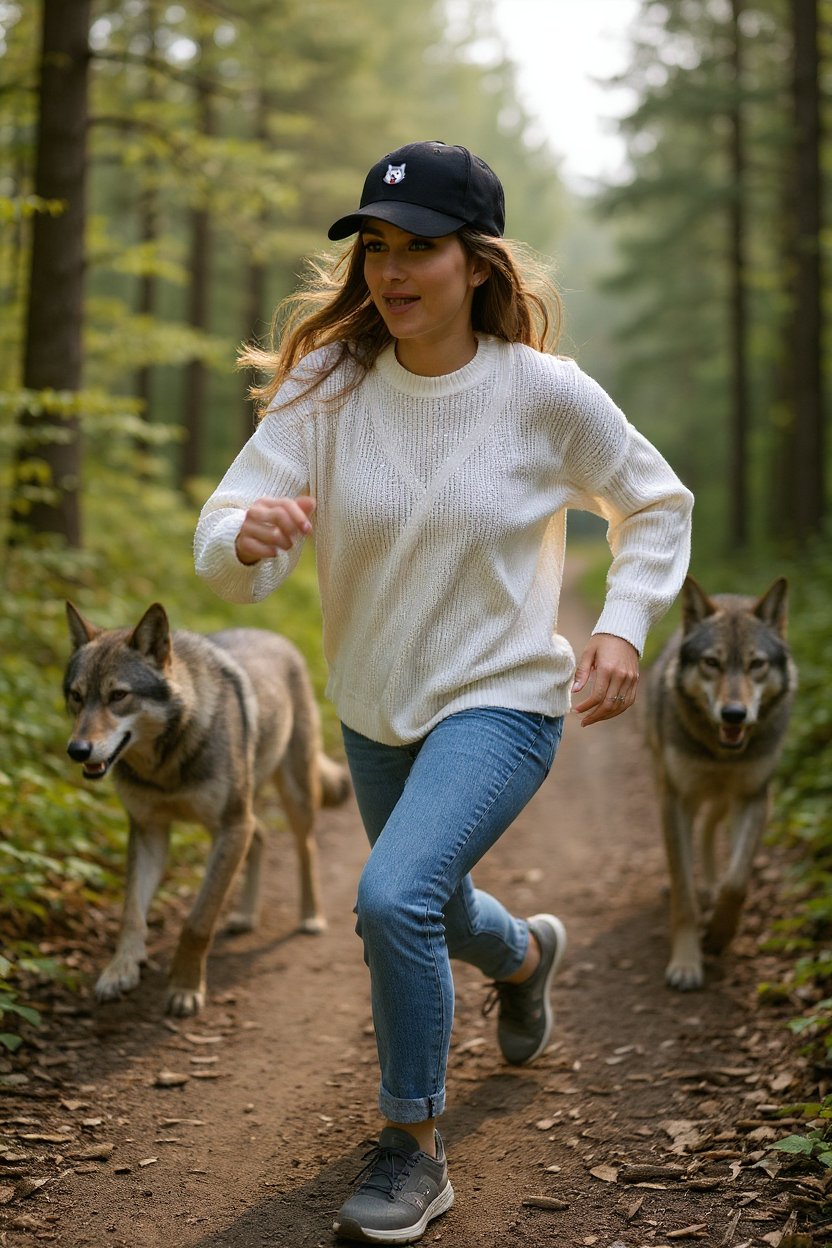 Cute Gray Husky Dog Embroidered Dad Hat – Wolf Cartoon Baseball Cap – Aesthetic Adjustable Cotton Hat